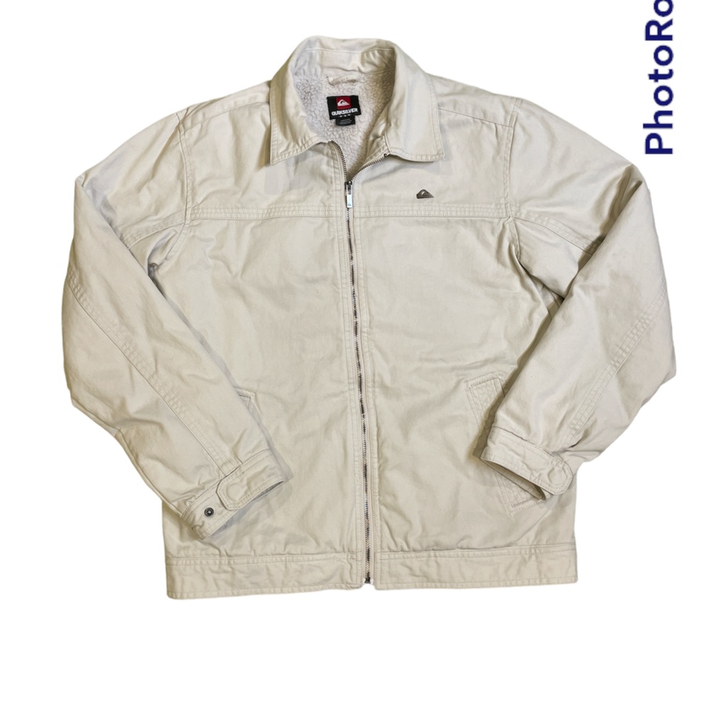 Quicksilver Men’s Khaki Jacket Size M